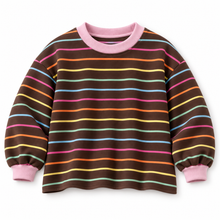 Load image into Gallery viewer, Oversized Stripe Crew