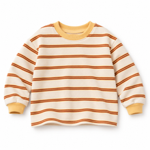 Load image into Gallery viewer, Oversized Stripe Crew