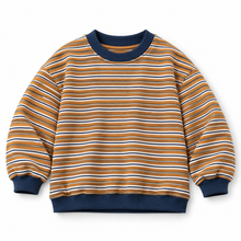 Load image into Gallery viewer, Oversized Stripe Crew