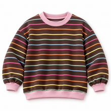 Load image into Gallery viewer, Oversized Stripe Crew