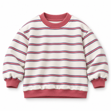 Load image into Gallery viewer, Oversized Stripe Crew