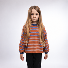 Load image into Gallery viewer, Oversized Stripe Crew