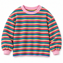 Load image into Gallery viewer, Oversized Stripe Crew
