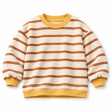 Load image into Gallery viewer, Oversized Stripe Crew