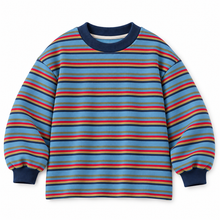 Load image into Gallery viewer, Oversized Stripe Crew