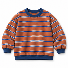 Load image into Gallery viewer, Oversized Stripe Crew