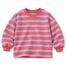 Load image into Gallery viewer, Oversized Stripe Crew