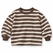 Load image into Gallery viewer, Oversized Stripe Crew