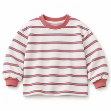 Load image into Gallery viewer, Oversized Stripe Crew