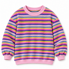 Load image into Gallery viewer, Oversized Stripe Crew
