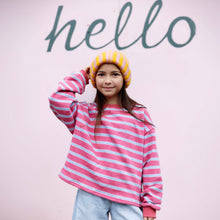 Load image into Gallery viewer, Oversized Stripe Crew