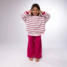 Load image into Gallery viewer, Oversized Stripe Crew