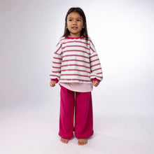 Load image into Gallery viewer, Oversized Stripe Crew