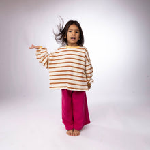 Load image into Gallery viewer, Oversized Stripe Crew