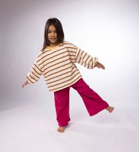 Load image into Gallery viewer, Oversized Stripe Crew