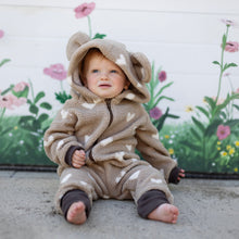Load image into Gallery viewer, Sherpa Bear Romper - Various Colors