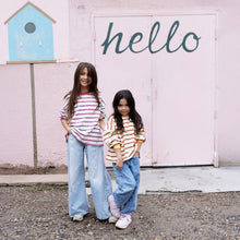 Load image into Gallery viewer, Oversized Stripe Crew