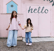 Load image into Gallery viewer, Oversized Stripe Crew