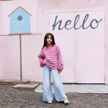 Load image into Gallery viewer, Oversized Stripe Crew