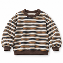Load image into Gallery viewer, Oversized Stripe Crew