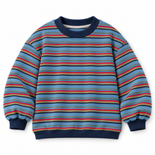 Load image into Gallery viewer, Oversized Stripe Crew