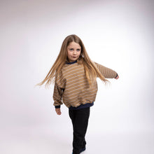 Load image into Gallery viewer, Oversized Stripe Crew