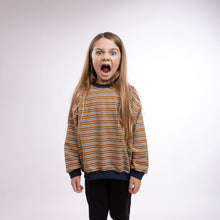 Load image into Gallery viewer, Oversized Stripe Crew
