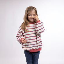 Load image into Gallery viewer, Oversized Stripe Crew