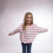 Load image into Gallery viewer, Oversized Stripe Crew
