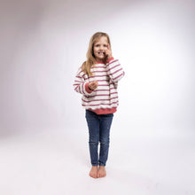 Load image into Gallery viewer, Oversized Stripe Crew