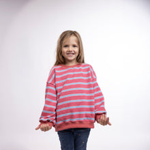 Load image into Gallery viewer, Oversized Stripe Crew