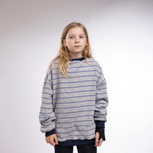 Load image into Gallery viewer, Oversized Stripe Crew
