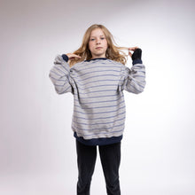 Load image into Gallery viewer, Oversized Stripe Crew