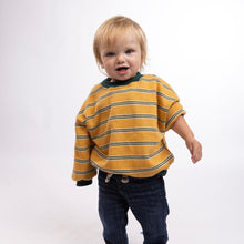 Load image into Gallery viewer, Oversized Stripe Crew
