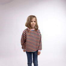 Load image into Gallery viewer, Oversized Stripe Crew