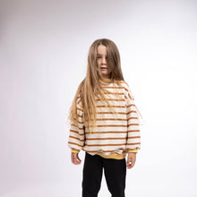 Load image into Gallery viewer, Oversized Stripe Crew