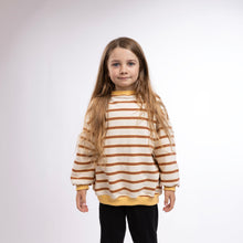 Load image into Gallery viewer, Oversized Stripe Crew