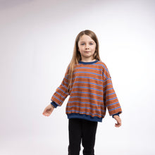 Load image into Gallery viewer, Oversized Stripe Crew