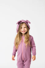 Load image into Gallery viewer, Bear Fleece Romper - Various Colors