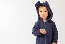 Load image into Gallery viewer, Bear Fleece Romper - Various Colors