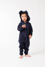 Load image into Gallery viewer, Bear Fleece Romper - Various Colors