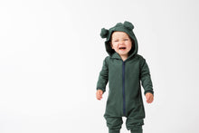 Load image into Gallery viewer, Bear Fleece Romper - Various Colors
