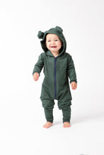 Load image into Gallery viewer, Bear Fleece Romper - Various Colors