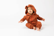 Load image into Gallery viewer, Bear Fleece Romper - Various Colors