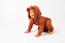 Load image into Gallery viewer, Bear Fleece Romper - Various Colors