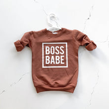 Load image into Gallery viewer, Boss Babe Sweatshirt - Various Colors