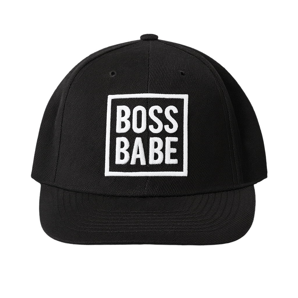 Snapback Hat - Black Boss Babe