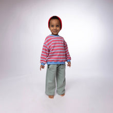 Load image into Gallery viewer, Oversized Stripe Crew
