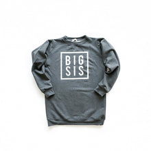 Load image into Gallery viewer, Big Sis Sweatshirt - Charcoal (12Y) FINAL SALE*
