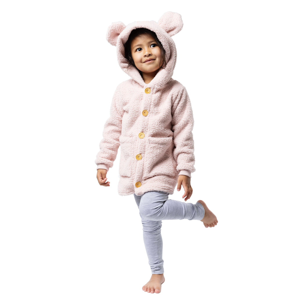 Bear Button Coat - Various Colors